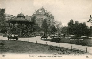 Jardins du Victoria Embankment, Londres - English Photographer