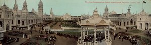 Vue du Palais des Arts Décoratifs, Exposition Franco-Britannique, Londres, 1908 - English Photographer