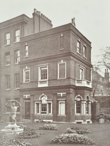 Vue de la maison de jardin de Clements Inn, 1885