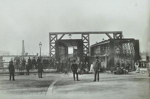 Vue du ferry de Woolwich, 1889