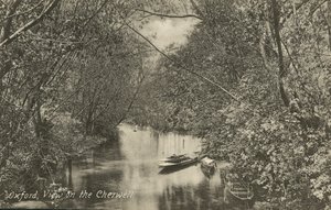 Vue sur la rivière Cherwell, Oxford, Oxfordshire