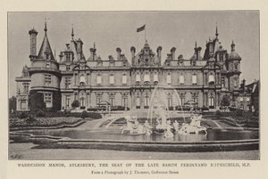 Waddesdon Manor, Aylesbury, la résidence du défunt baron Ferdinand Rothschild, MP - English Photographer