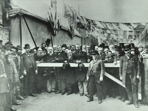 Westferry Road: libération de la route du péage, 1885