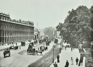 Whitehall, Westminster : vue vers le nord, 1890