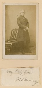 William Macready, acteur - English Photographer