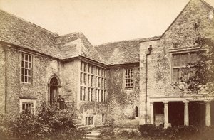 Manoir de Wraxhall, près de Trowbridge, Wilts (photo n/b)