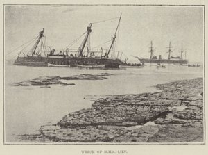Naufrage du HMS Lily - English Photographer