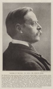 Écrivains du jour, M. Edmund Gosse - English Photographer