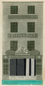 392 Strand, Londres; Geo. Fred. Urling & Co, fabricants de dentelle - English School