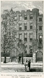 4 Cheyne Walk, Chelsea, la résidence de feu George Eliot - English School