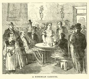 Une beuverie bohémienne - English School