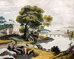 Paysage claudien, vers 1825