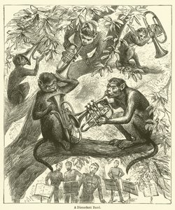 Une bande discordante (gravure) - English School