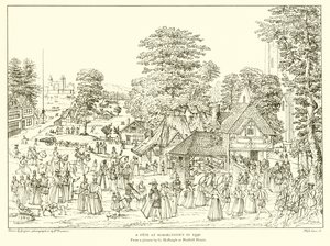 Une fête à Horselydown en 1590 - English School