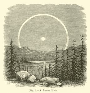 Un halo lunaire