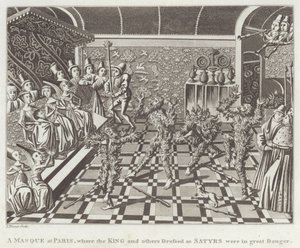 Un bal masqué à Paris, où le roi et d