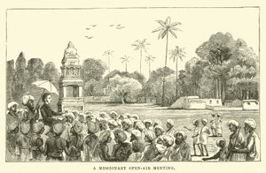 Réunion missionnaire en plein air