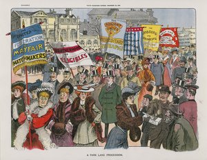 Une Procession à Park Lane - English School