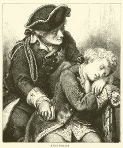 Un pickpocket royal (gravure)
