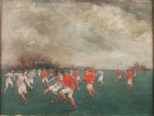Match de football, 1920 - English School