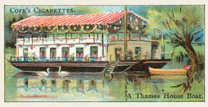 Bateau de la Tamise (chromolitho)