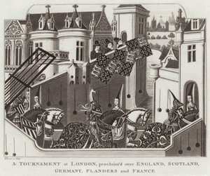 Un tournoi à Londres, proclamé en Angleterre, Écosse, Allemagne, Flandre et France - English School