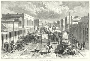 Une ville dans les plaines (gravure)