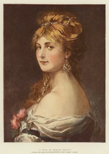 Un type de beauté féminine - English School