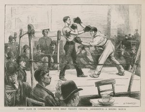 Un match de boxe