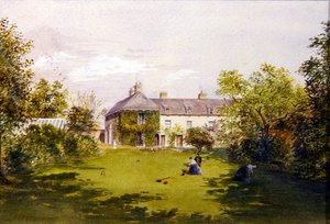 Une villa de campagne, vers 1840