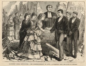 Un mariage au milieu des ruines de Chicago - English School