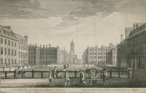 Vue nord de Hanover Square, Londres - English School