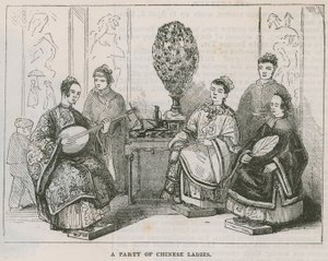 Un groupe de dames chinoises; Une visite à la Collection chinoise
