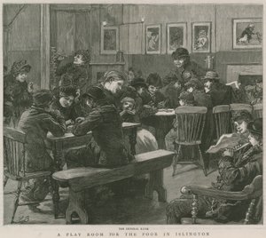 Une salle de jeux pour les pauvres à Islington : La salle générale - English School