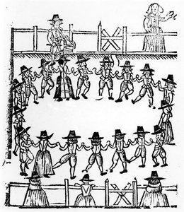 Une ronde, une illustration du A Book of Roxburghe Ballads