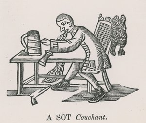 Un ivrogne couché - English School