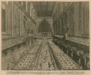 Vue de Guildhall, Londres, telle qu