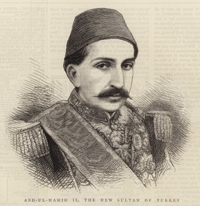 Abd-ul-Hamid II, le nouveau sultan de Turquie
