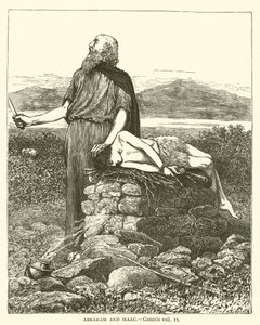 Abraham et Isaac, Genèse, xxii - English School
