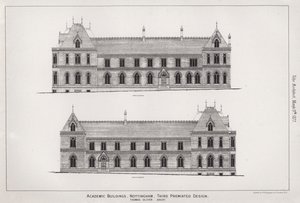 Bâtiments académiques, Nottingham, troisième design primé - English School