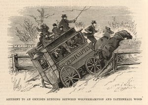 Accident à un omnibus entre Wolverhampton et Tattenhall Wood - English School