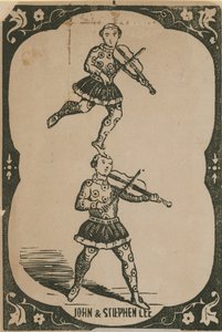 Musiciens acrobatiques : John Lee et Stephen Lee