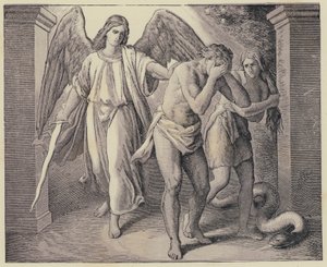 Adam et Ève expulsés du Jardin d