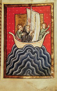 Saint Cuthbert et deux frères revenant de la terre des Pictes, de 