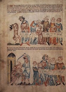 Salomé dansant devant Hérode et la mort de Jean-Baptiste, du 