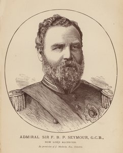 Amiral Sir F B P Seymour, GCB, maintenant Lord Alcester - English School