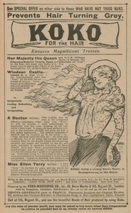 Publicité pour Koko pour les cheveux - English School