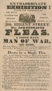 Publicité pour une exposition des Puces industrieuses - English School
