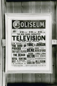 Publicité pour la nouvelle sensation radio : la télévision