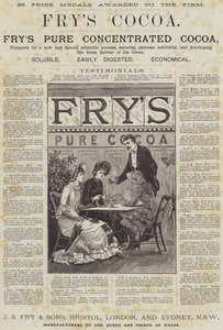 Publicité, cacao de Fry - English School
